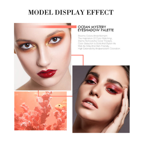 Beauty 18 Color Eye Shadow Plate Pearl Glitter Powder High Gloss Matte Multi Color Eye Shadow Plate Color Makeup - V.I.P Digital Presence