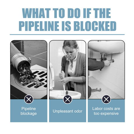 Drain Unclogger, Kitchen Toilet Sewer Pipe Oil Blockage Cleaning Dredging Deodorization - V.I.P Digital Presence