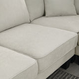 [VIDEO provided] [New] 108*85.5" Modern U Shape Sectional Sofa 7 Seat Fabric Sectional Sofa Set - V.I.P Digital Presence