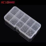 LEO 600PCS/BOX High Carbon Steel Fishing Hooks Sharp Barbed Circle   3#-12# - V.I.P Digital Presence