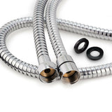 1.5m Stainless Steel Hose Bathroom Shower Head Hose Washer Non-rusting Water Flexible Shower Pipe Household Bathroom Accessories - V.I.P Digital Presence