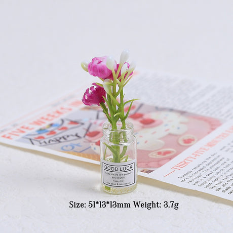 Multicolor three-dimensional luminous vase, creative handmade DIY cream glue accessories, resin small parts - V.I.P Digital Presence