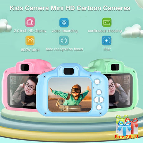 Children Mini Camera Kids Educational Toys for Children Baby Gifts Birthday Gift Digital Camera 1080P Projection Video Camera - V.I.P Digital Presence