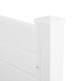 Privacy Fence Panels Kit Air Conditioner Trash Can Enclosure Vinyl white color - V.I.P Digital Presence