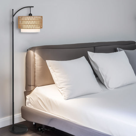 Arc Floor Lamp for Living Room with 3 Color Temperatures, Farmhouse Floor Lamps with Remote & Dimmable Bulb Office - V.I.P Digital Presence