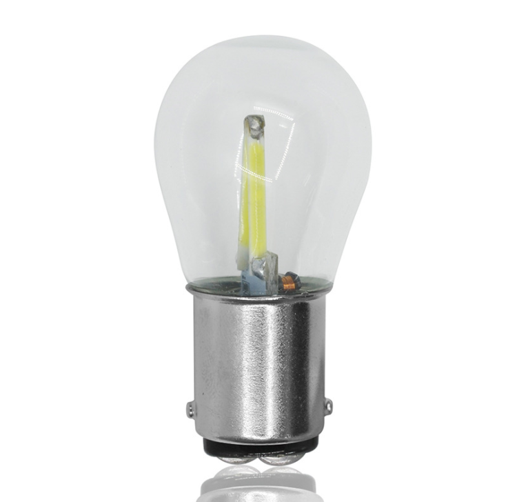 1pcs 1156 P21W BA15S 1157 BAY15D COB LED Filament Chip Car Brake Lights Auto Reverse Bulb Parking Lamp 12V Red White Yellow - V.I.P Digital Presence