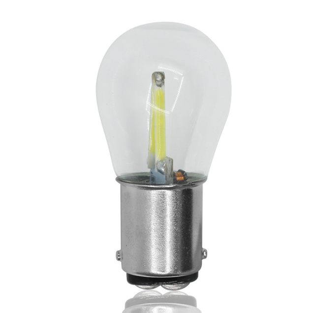 1pcs 1156 P21W BA15S 1157 BAY15D COB LED Filament Chip Car Brake Lights Auto Reverse Bulb Parking Lamp 12V Red White Yellow - V.I.P Digital Presence