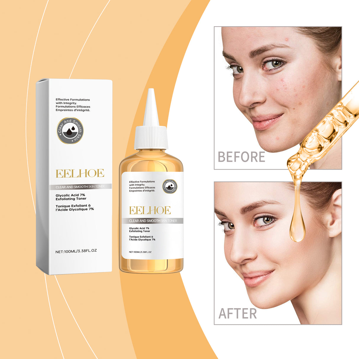 7% Glycolic Acid Toner, Facial Repair Skin Lightening Skin Firming, Moisturizing And Delicate - V.I.P Digital Presence
