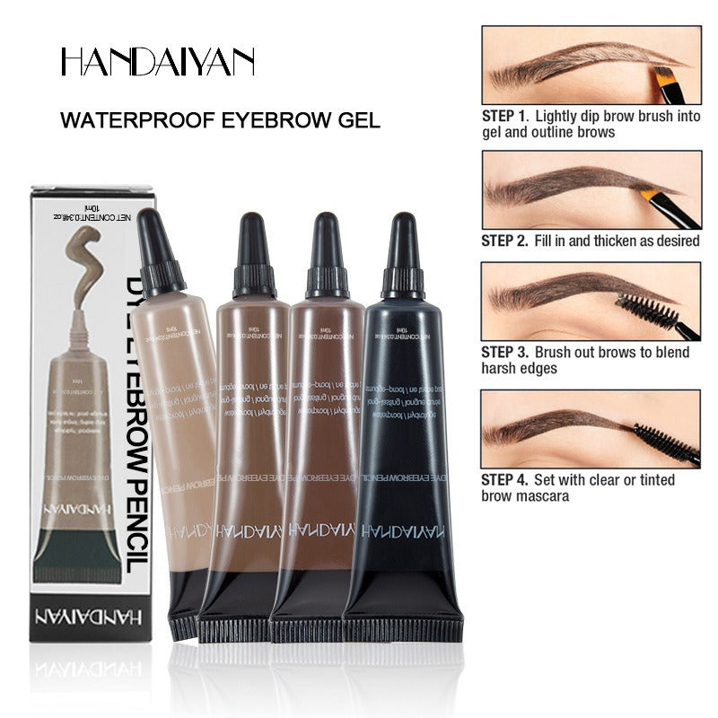 Handaiyan Styled Eyebrow Gel Waterproof and Non Halogenic Liquid Eyebrow Dyeing Cream Wild Eyebrow Holder - V.I.P Digital Presence