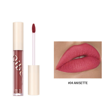 QIBEST The New Silky Soft Mist Matte Lip Gloss Non-Stick Cup Does Not Fade Lip Glaze Makeup Liquid Lipstick - V.I.P Digital Presence