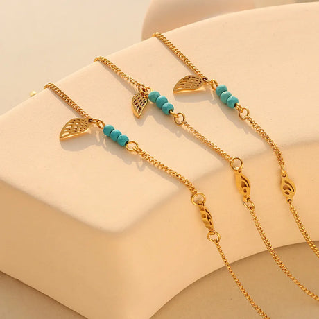 Titanium Steel Wing Shape Charm Anklet Bracelet - V.I.P Digital Presence