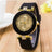 New simple leather Brand Geneva Casual Quartz Watch Women Crystal Silicone Watches Relogio Feminino Wrist Watch - V.I.P Digital Presence