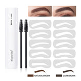 Ibcccndc Double-Headed Eyebrow Powder Stick White Tube Hairline Powder Dark Brown Eyebrow Card Eyebrow Powder Seal Eyebrow Pencil - V.I.P Digital Presence