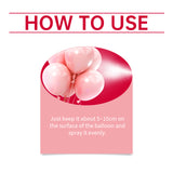 Balloon Shine Spray Brightens Up The Party Atmosphere With Easy To Apply Gloss Latex Balloon Spray - V.I.P Digital Presence