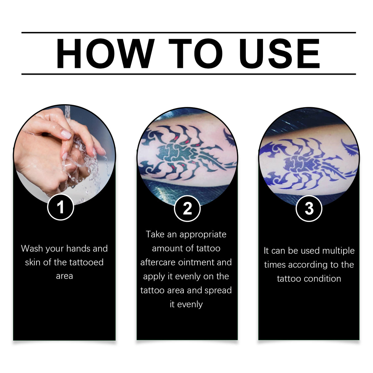 Tattoo Care Cream Gently Cleanses Skin Tattoo And Moisturizes Body Skin Tattoo Care Cream