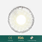 1Pcs FDA Certificate Eyes Beautiful Pupil Colorful Girl Cosplay Contact Lenses Gray - V.I.P Digital Presence