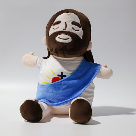 Breathing doll plush toy baby toy baby soothing companionship soothing sleep music glowing doll - V.I.P Digital Presence