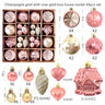 Christmas decoration 6cm electroplated ball plastic ball special-shaped painted Christmas ball gift Christmas tree pendant - V.I.P Digital Presence