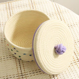 Creative desktop cosmetics storage woven basket - V.I.P Digital Presence