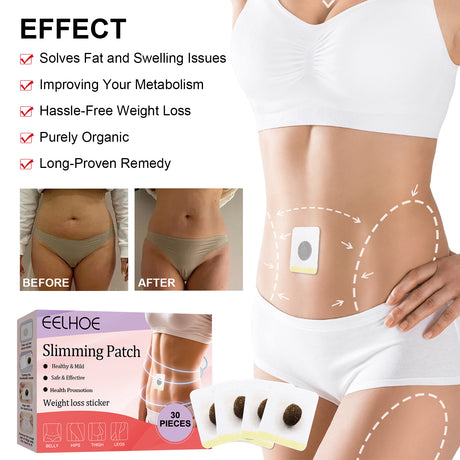Slimming Patch, Lazy Slimming Body Sculpting Body Belly Button Tight Belly Button Pill Belly Belly Thighs - V.I.P Digital Presence