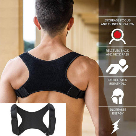 New Spine Posture Corrector Protection Back Shoulder Posture Correction Band Humpback Back Pain Relief Corrector Brace - V.I.P Digital Presence