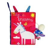 Juguetes para bebés, libros de tela tridimensionales que no se pueden romper, lavables, libros de papel con sonido para la iluminación infantil.