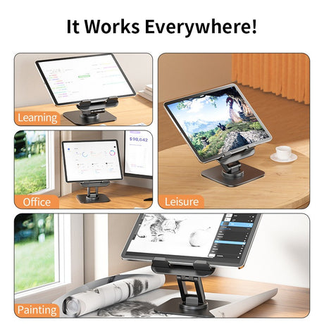 360 Degree Rotating Fotable Phone Stand Holder Pad Holder - V.I.P Digital Presence