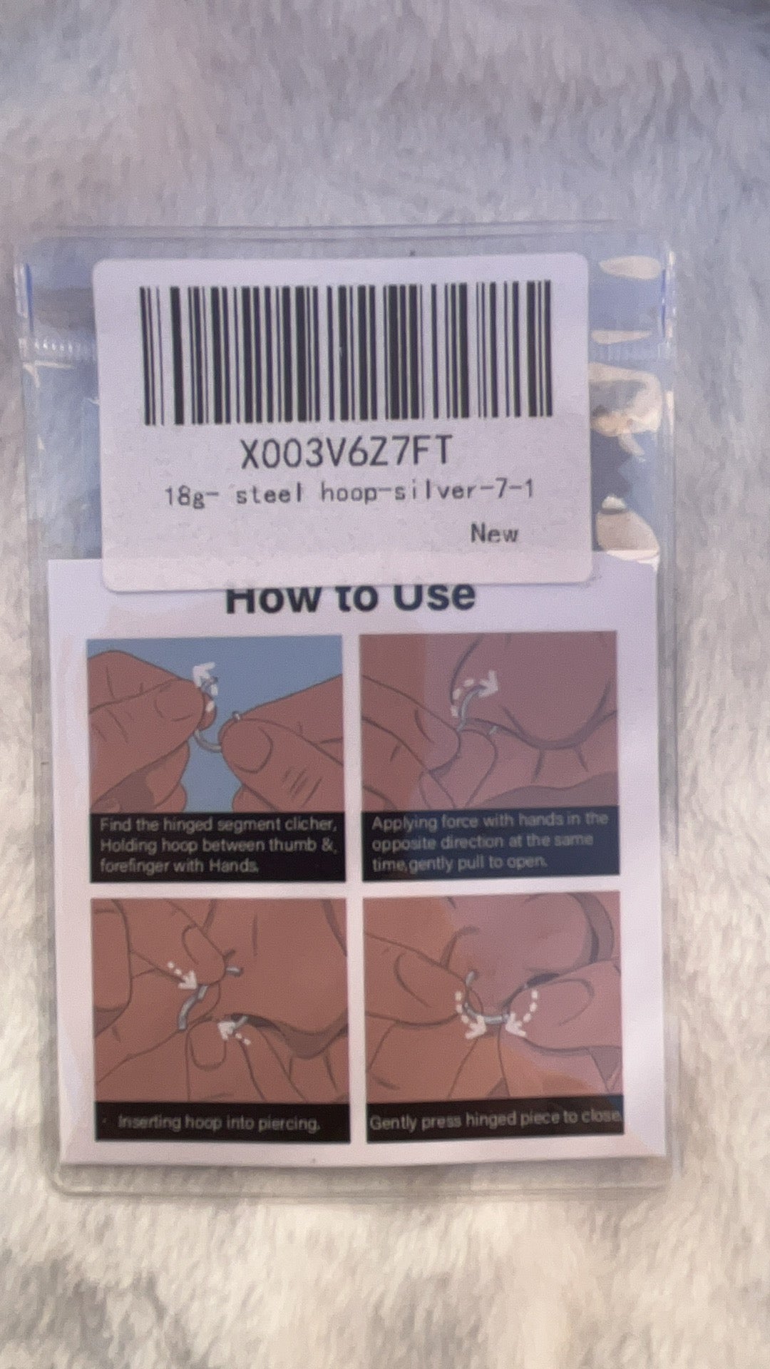 18g- steel hoop-silver-7-1 - V.I.P Digital Presence