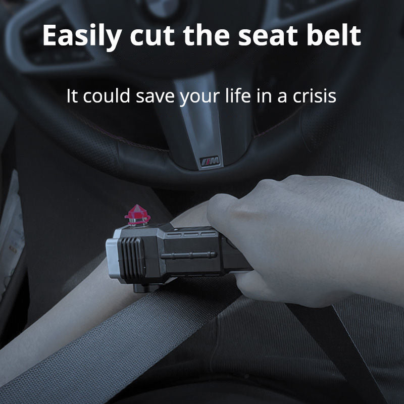 Multifunctional Safety Hammer Outdoor Auto Repair Work Light Charging Treasure Emergency Broken Window Escape Car Glare Flashlight - V.I.P Digital Presence