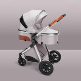 High landscape baby stroller that can sit or lie down lightweight folding two-way shock-absorbing newborn baby stroller - V.I.P Digital Presence