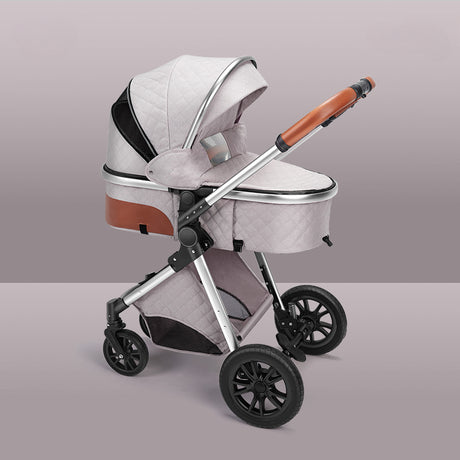 High landscape baby stroller that can sit or lie down lightweight folding two-way shock-absorbing newborn baby stroller - V.I.P Digital Presence