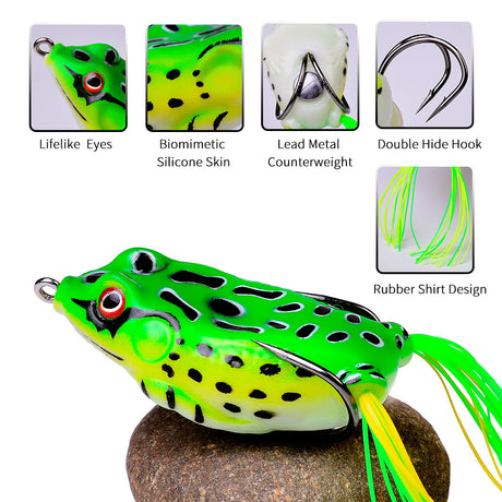 New Thunder Frog Lure Fake Bait Simulation Fake Bait Soft Bait Lua Bait Black Fish Bait - V.I.P Digital Presence