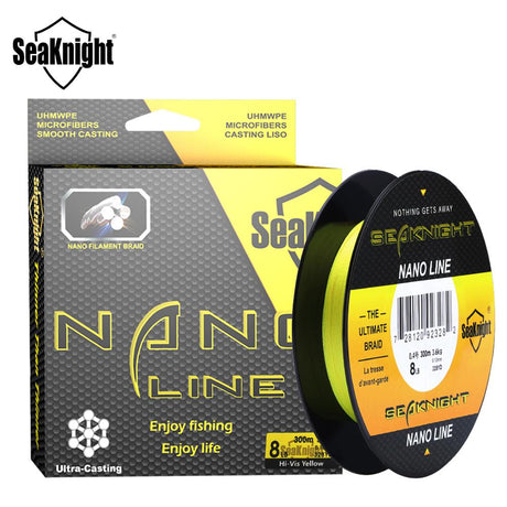SeaKnight NANO 100M 300M 4 Strands Braided Fishing Lines Multifilament PE Fishing Line 4LB 6LB 8LB 10LB  Diameter 0.07-0.12mm - V.I.P Digital Presence