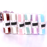 Coral Fleece Towel Thickened Absorbent Striped Edge Towel