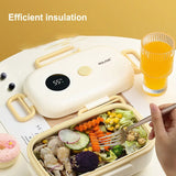 New Smart LCD Temperature Digital Display Insulated Lunch Box Portable Electric Lunch Box Lunch Box Suitable for Outdoor Travel - V.I.P Digital Presence