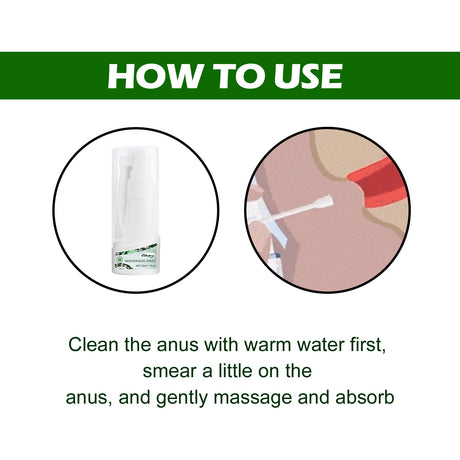 Hemorrhoids Spray, Relieve Swelling And Hemorrhoid Pain External Treatment For Broken Sore Anal Soothing Spray - V.I.P Digital Presence