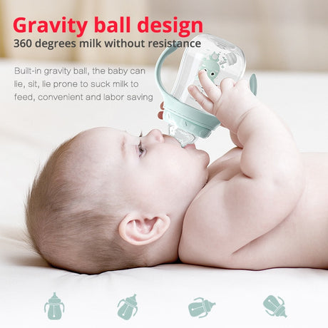 Baby bottles Drinking Cup Feeding Bottle Wide-Caliber Multifunctional   Drinking Milk Drinking Water Dual-use Bottle BPA Free - V.I.P Digital Presence