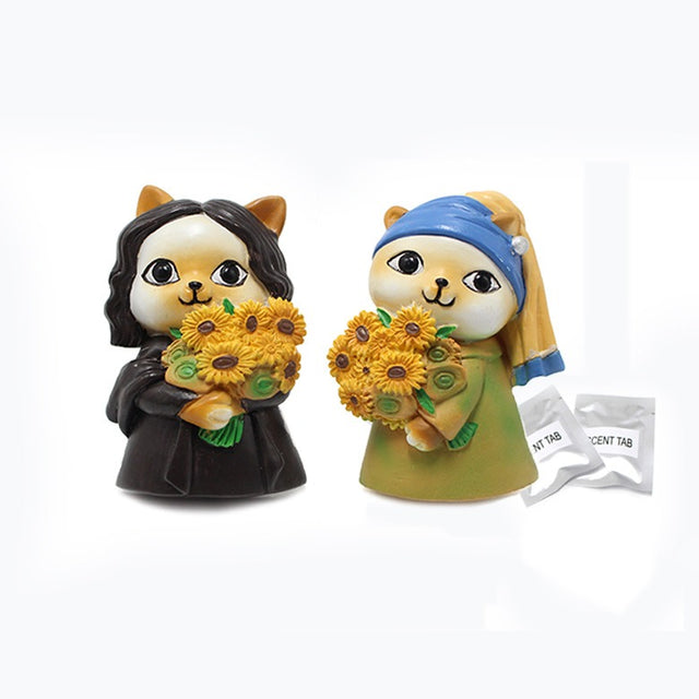 Cat Girl Aromatherapy Clip Decoration Resin Car Air Conditioning Air Outlet Aromatherapy - V.I.P Digital Presence