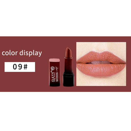 Small Square Tube Matte Matte Not Easy To Fall Off Lipstick Smooth Moisturizing Not Pull Dry Lasting Color Portable Lipstick Makeup - V.I.P Digital Presence