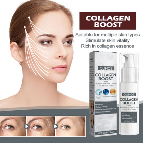 Collagen Anti-Aging Serum, Fade Fine Lines And Dark Spots Hydrating Anti-Wrinkle Repair Essence - V.I.P Digital Presence