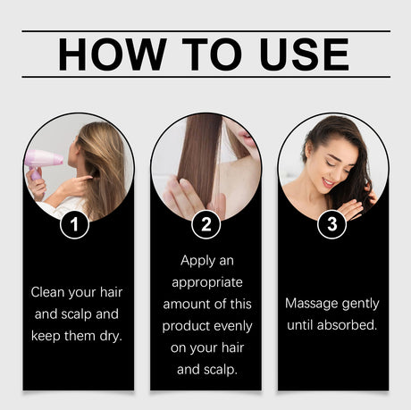 Black Sesame Hair Care Essence Nourishes Hair, Improves Dry Hair And Split Ends - V.I.P Digital Presence