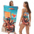 Two-in-One Foldable Beach Towel Printed Bath Towel All-In-One Beach Towel with Storage Bag - V.I.P Digital Presence