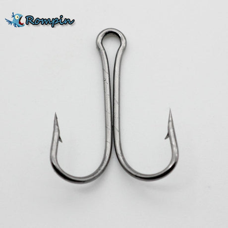 Rompin 50pcs/lot 9908 Double Fishing Hooks Small Fly Tying Double Dual Fishing Hook For Jig Size 1 2 4 6 8 - V.I.P Digital Presence