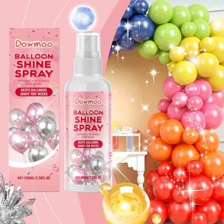 Balloon Shine Spray Brightens Up The Party Atmosphere With Easy To Apply Gloss Latex Balloon Spray - V.I.P Digital Presence
