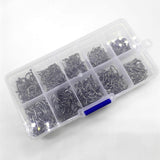 Rompin 500pcs/set mixed size #3~12 high carbon steel carp fishing hooks pack with hole with Retail Original box Jigging Bait - V.I.P Digital Presence