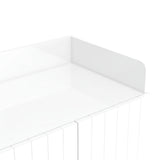 U-Can shoe cabinet with door, 11 layers with adjustable shelves, modern wooden shoe cabinet (PVC surface) - V.I.P Digital Presence