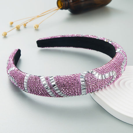 Hair Hoop Fashion New Design Shiny Gypsophila Thin Sponge Headband Korean High-End High-Skull Top Hair Accessories - V.I.P Digital Presence