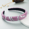 Hair Hoop Fashion New Design Shiny Gypsophila Thin Sponge Headband Korean High-End High-Skull Top Hair Accessories - V.I.P Digital Presence
