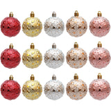 Christmas 6cm Decorative Ball with Starry Sky Relief, Christmas Electroplating Ball Pendant, Venue Decoration Ball - V.I.P Digital Presence