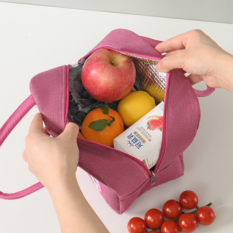 Fashion simple portable insulation bag waterproof fresh-keeping aluminum foil lunch box bag small lunch bag travel cooler bag - V.I.P Digital Presence
